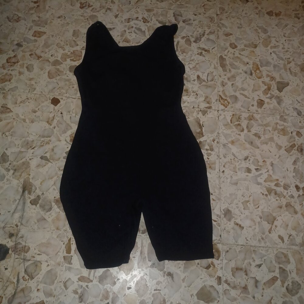 Jacques Moret Youth Girls Gymnastics Leotard M 8/10 Black